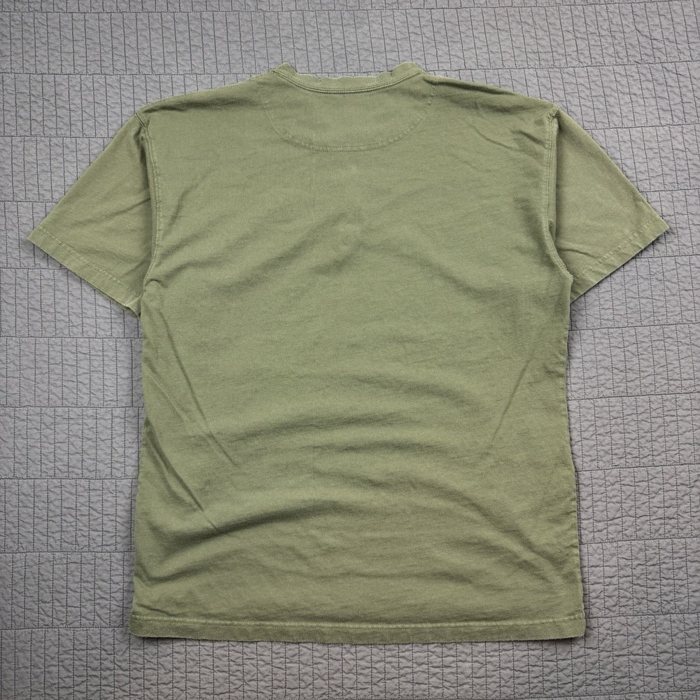 Y2K Big Dogs T Shirt Men XL Green‎ Henley The Beer Hunter Embroidered Logo - Picture 4 of 9